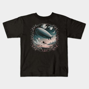 Led Zeppelin in a dreamlike landscape Kids T-Shirt